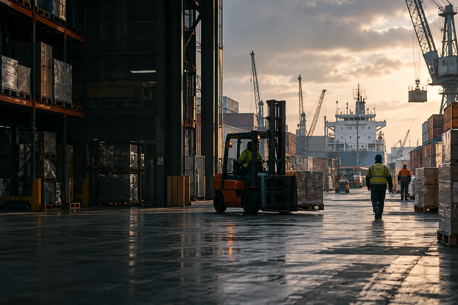Warehouse, cargo and logistics operations — illustrative photo